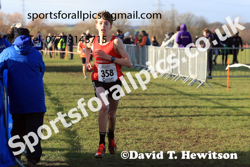 Boys Under-15s 2026 Northern Cross Country Champs., Pontefract Racecourse, Pontefract. Photo: David T. Hewitson/Sports for All Pics